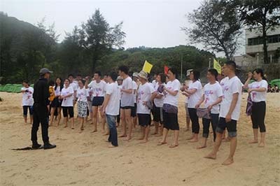 海藍機電員工海邊集訓 海藍機電員工海邊集訓