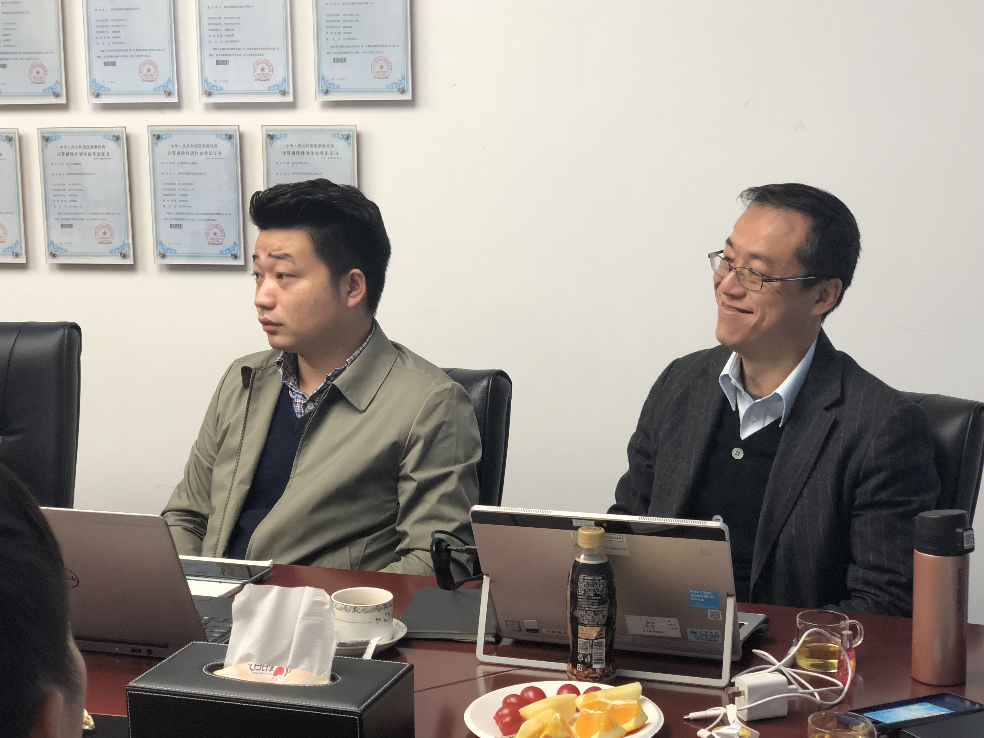 三菱自動化蒞臨海藍指導工作 三菱自動化蒞臨海藍指導工作